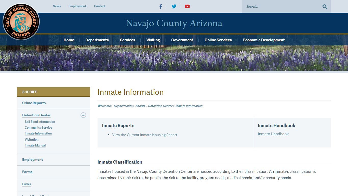 Navajo County Arizona Government > Departments > Sheriff ...